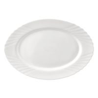 Servírovací talíř LUNA vlnky 35x24 cm