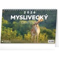NOTIQUE Stolní Myslivecký kalendář 2026, 23,1 x 14,5 cm