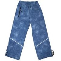 unuo Batolecí softshellové kalhoty s fleecem Fuchsiové + reflexní obrázek Evžen (Softshell toodler trousers)
