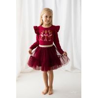 Dívčí sukýnka Lily Grey - wine