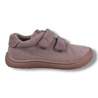 Dětské plátěné BAREFOOT tenisky Protetika starorůžové