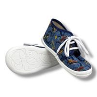 Chlapecká BAREFOOT domácí obuv Befado Softer - Oči