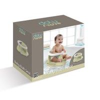 DOLU Dětská jídelní židlička s pultem, polstrováním a odnímatelným jídelním tácem, béžová, 90x70x60 cm