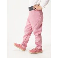 Unuo Dětské softshellové kalhoty s fleecem Basic, Lila