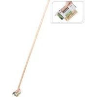 kartáč na čistění dlažby, dřev.hůl