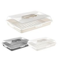 podnos 45x31x10cm na dort, víko, plast