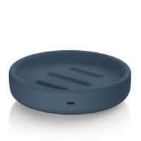 KELA Miska na mýdlo Sana průměr 11,5 x 3 cm modrá KL-24524