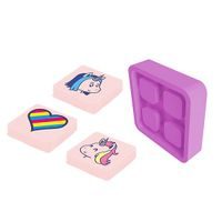 PIXIE CREW PIXIE CREW odznáček s reflexním prvkem - Jednorožec