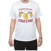 Lustiges T-Shirt: Der Deutsche ist kein Kamel, er braucht zu trinken!