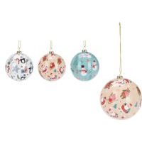 koule d 8cm, vánoční motivy, 3druhy