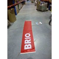 3 Brio Banner kit (transparent zelený, červený, oranžový)