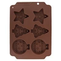Forma silikon Vánoce ozdoby 6 hnědá