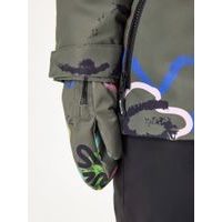 Unuo, Dětské zimní rukavice Polar, Khaki, Fantazie