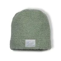 ESITO | Zimní čepice Teddy fleece double Olive - olivová / 34
