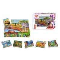 Dřevěné obrázkové kostky