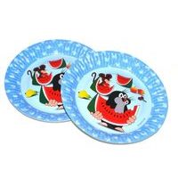talíř d18cm- 6ks-KRTEK a kamarádi, párty, papírový