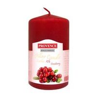 Provence Svíčka válec s vůní brusinky, 6 x 11, 1 cm_hamashop