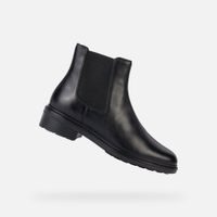 Černá dámská kotníková obuv Geox Walk Pleasure