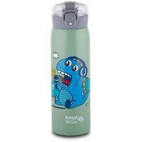 termoska 0,50l NR, DINO, zelená, nápitka, d 7x23cm, 8-10hod.