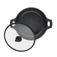 BERLINGERHAUS Pánev hluboká s titanovým povrchem a poklicí 28 cm Antracit Collection BH-8128