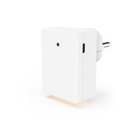 Hama noční/orientační LED světlo, do zásuvky, 1x USB-A, 1x USB-C, soumrakový senzor