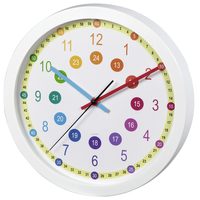 II. JAKOST - Hama Easy Learning, dětské nástěnné hodiny, průměr 30 cm, tichý chod