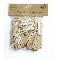 kolíčky 50ks MINI, 4,5x1,1x0,6cm, dřevěné