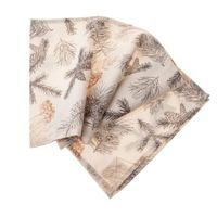 ubrus 33x140cm běhoun JEHLIČÍ, metal.niť, voděodol. textil