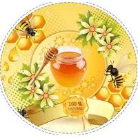 víčko TWIST 82-10ks MED M-03, 2 VČELKY na plástu