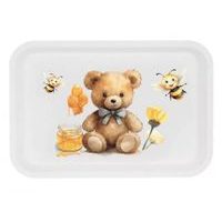 podnos 30,5x21cm, Toya MEDVÍDEK, dětský, plast