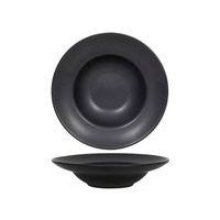 talíř d27,0cm TĚSTOVINY, černý, keramika