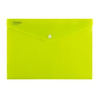 Psaníčko s drukem A4 zelená limetka