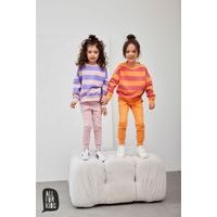 Dívčí teplákové kalhoty AFK - pomerančové