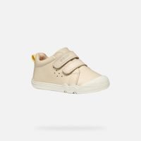 Krémové dívčí tenisky Geox Steppieup