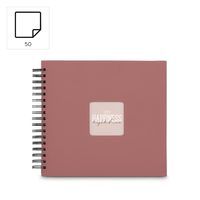 Hama album klasické spirálové FINE ART 18,5x15 cm, 30 stran, nová černá, bílé listy