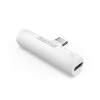 Hama audio adaptér USB-C na jack 3,5 mm, aktivní, USB-C napájení