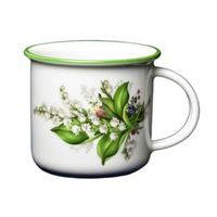 hrnek 250ml TINA - KONVALINKA, čes.porcelán