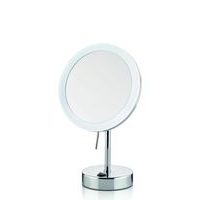 EXCELLENT HOUSEWARE Kosmetické zrcátko s LED osvětlením a organizérem 18 x 34,5 cm KO-170488360