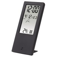 Hama TH-140 Thermometer/Hygrometer, with weather indicator, black