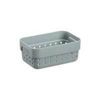 košík SEOUL S-organ., 12x8x5cm-mat.šedý, plast