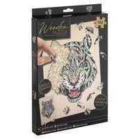 Dřevěné puzzle Tygr - 132ks
