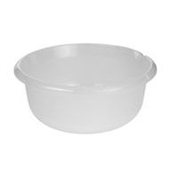 mísa d36x15cm s výlevkou, transparent, plast