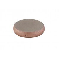mýdlenka ovál d10,7cm, BETON, staroměď