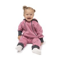 ESITO Teplákový overal rostoucí Warmkeeper Cyclamen pink - 68 - 74 / růžová