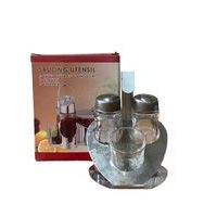 slánka+pepř. 3-dílná, stojánek,sklo+NR