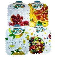 podložka - vložka 30x24cm, protiskluz. OVOCE, 6DEK., plast