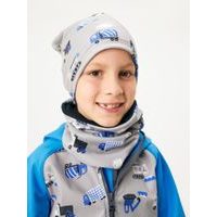 Unuo Dětská čepice fleecová Homeless, Bagr