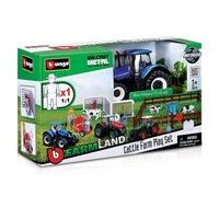 Bburago Bburago - FARMLAND, Set Farma s traktorem, 10 cm