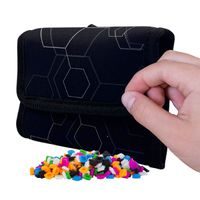 PIXIE CREW PIXIE CREW Pěněženka, černá, Hexa, 50 pixelů mix