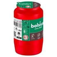 Bolsius NÁPLŇ DO HŘBITOVNÍ SVÍČKY ČERV.2,5DNE HOŘENÍ 9,6CM